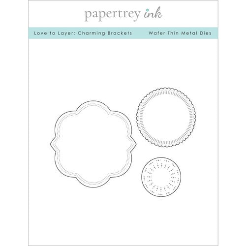 Papertrey Ink - Metal Dies - Love To Layer - Charming Brackets