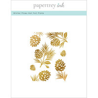 Papertrey Ink - Hot Foil Plate - Winter Pines