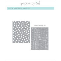 Papertrey Ink - Christmas - Stencils - Playful Dots