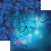 Reminisce - Fairy Forest Collection - 12 x 12 Double Sided Paper - Wings of Enchantment