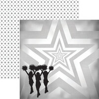 Reminisce - Cheerleading Collection - 12 x 12 Double Sided Paper - Game Day