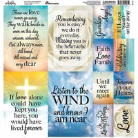 Reminisce - In Loving Memory Collection - 12 x 12 Cardstock Stickers - Poster