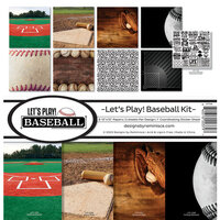 Reminisce - Let's Play Baseball Collection - 12 x 12 Collection Kit