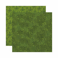 Reminisce - Paradise Collection - 12 x 12 Double Sided Paper - Paradise Palms