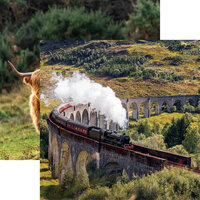 Reminisce - Scotland And Wales Collection - 12 x 12 Double Sided Paper - Glenfinnan Viaduct