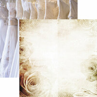 Reminisce - Wedding Day Collection - 12 x 12 Double Sided Paper - Wedding Lace