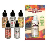 Ranger Ink - Tim Holtz - Alcohol Ink - Alloys and Blending Solution Bundle