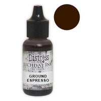 Ranger Ink - Tim Holtz - Distress Mixed Media Archival Palette Reinkers - Ground Espresso