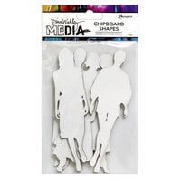 Ranger Ink - Dina Wakley Media - Chipboard Shapes - The Women