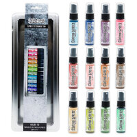 Ranger Ink - Tim Holtz - Distress Spritz - 12 Pack Bundle 2 with Storage Tin