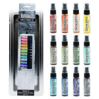 Ranger Ink - Tim Holtz - Distress Spritz - 12 Pack Bundle 3 with Storage Tin