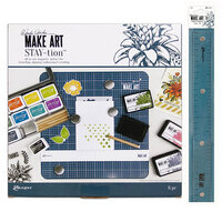 Ranger Ink - Wendy Vecchi - Make Art - Stay-tion and Magnetic Aligning Ruler - 12 Inch Bundle