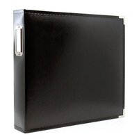 Scrapbook.com - 12x12 Three Ring Album - Black