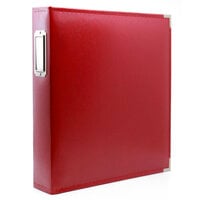 Scrapbook.com - 9x12 Three Ring Album - Red