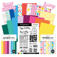 Scrapbook.com - Birthday Celebration - Dies, Paper, Stamp