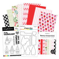 Scrapbook.com - Love Gnomes Bundle - Dies, Paper, Stamp