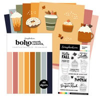 Scrapbook.com - Fall Treats Bundle - Dies, Paper, Stamp