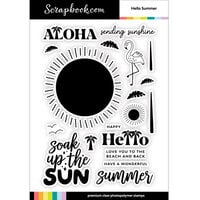 Scrapbook.com - Clear Photopolymer Stamp Set - Hello Summer