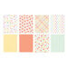 Scrapbook.com - Sunkissed - Patterned Cardstock Paper Pad - Double Sided - A2 - 4.25 x 5.5 - 40 Sheets