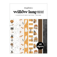 Scrapbook.com - Willow Lane - Halloween - Patterned Cardstock Paper Pad - Double Sided - 6x8 - 40 Sheets