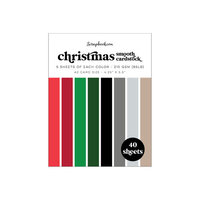 Scrapbook.com - Christmas - Smooth Cardstock Paper Pad - A2 - 4.25 x 5.5 - 40 Sheets