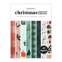 Scrapbook.com - Christmas - Patterned Cardstock Paper Pad - Double Sided - 6x8 - 40 Sheets