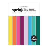 Scrapbook.com - Sprinkles - Smooth Cardstock Paper Pad - 6x8 - 40 Sheets