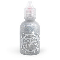 Scrapbook.com - Pops of Color - Glitter - Silver - 1oz