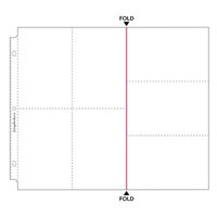 Scrapbook.com - 9x12 Page Protectors - Panoramic Fold-out - Four 4x6 Three 4x6 Pockets - 10 Pack