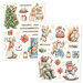 Scrapbook.com - Christmas Animals I - Rub-On Transfers - 6x8 - 2 Sheets