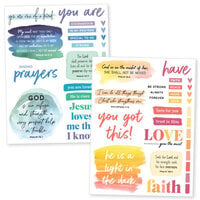 Scrapbook.com - Faith and Scriptures - Rub-On Transfers - 6x8 - 2 Sheets