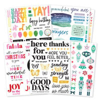 Scrapbook.com - Rub-On Essentials - Rub-On Transfers - 6x8 - 10 Sheets