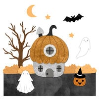 Scrapbook.com - Decorative Die Set - Build and Layer - Pumpkin House