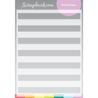 Scrapbook.com - Stencils - Bold Stripes - 6x8