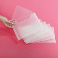 Scrapbook.com - Storage Envelopes - Plastic - 6 x 8.75 - Medium - 5 Pack