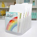 Scrapbook.com - Storage Bin with 7 Tabbed Dividers - Complete Set - White with White Inserts