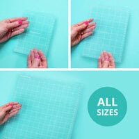 Scrapbook.com - Clearly Amazing Multi-Use Mat - Light Grip - Transparent with Grid - All Sizes - 3 pack