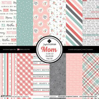 Scrapbook Customs - 12 x 12 Paper Pack - Mom