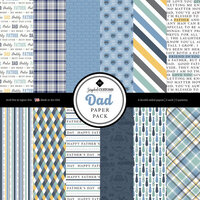 Scrapbook Customs - 12 x 12 Paper Pack - Dad