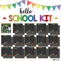 Scrapbook Customs - School Collection - 12 x 12 Paper Pack