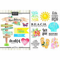 Scrapbook Customs - World Collection - Cardstock Stickers - Maui Getaway