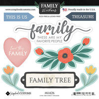 Scrapbook Customs - Cardstock Stickers - Love This Family