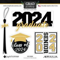 Scrapbook Customs - 6 x 6 Cardstock Stickers - Year Graduate