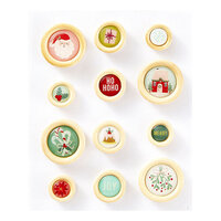 Spellbinders - Rosie's Studio - Oh Joyful Day Collection - Button Embellishments