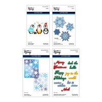 Spellbinders - Simon Hurley - Let It Snow Collection - Etched Dies - Bundle - 56 Pieces