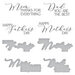 Spellbinders - BetterPress Collection - Press Plates - Mirrored Arch - Mother's and Father's Day Sentiments