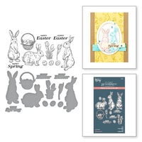 Spellbinders - Simon Hurley - BetterPress Collection - Press Plates - Spring Bunnies