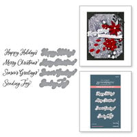 Spellbinders - BetterPress Collection - Press Plates and Dies - Sending Joy Sentiments