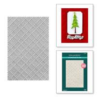 Spellbinders - 3D Embossing Folder - Argyle Plaid