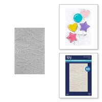 Spellbinders - Simon Hurley - Simon's Birthday Bash Collection - 3D Embossing Folder - Plaster